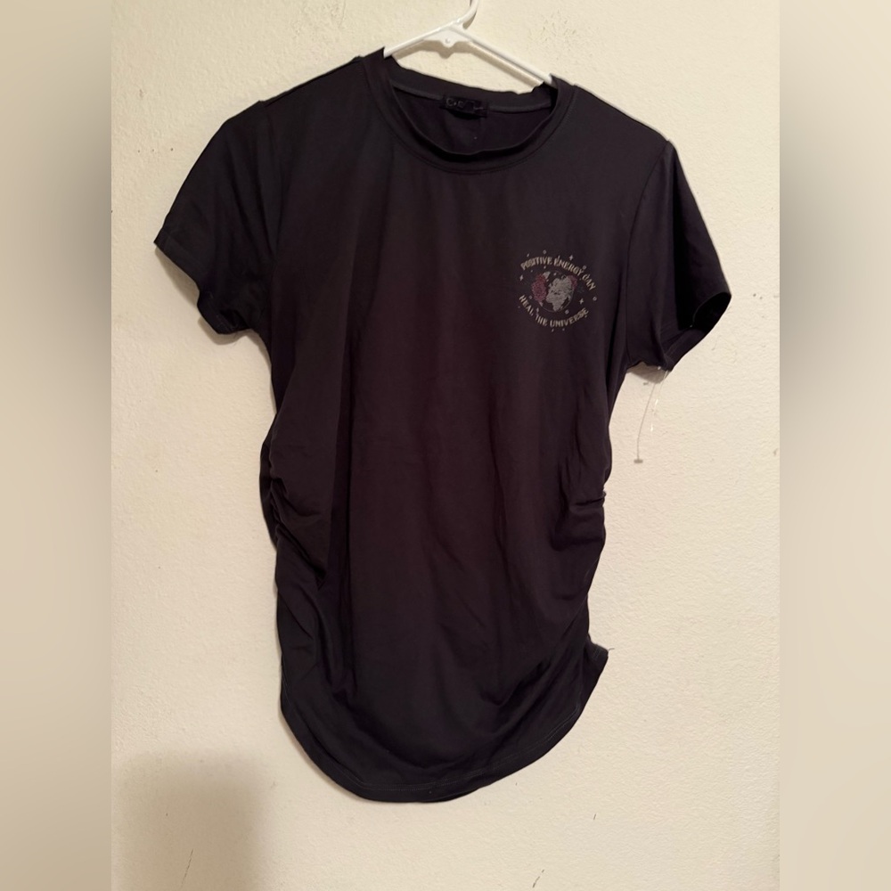 Elegant Black Graphic Tee